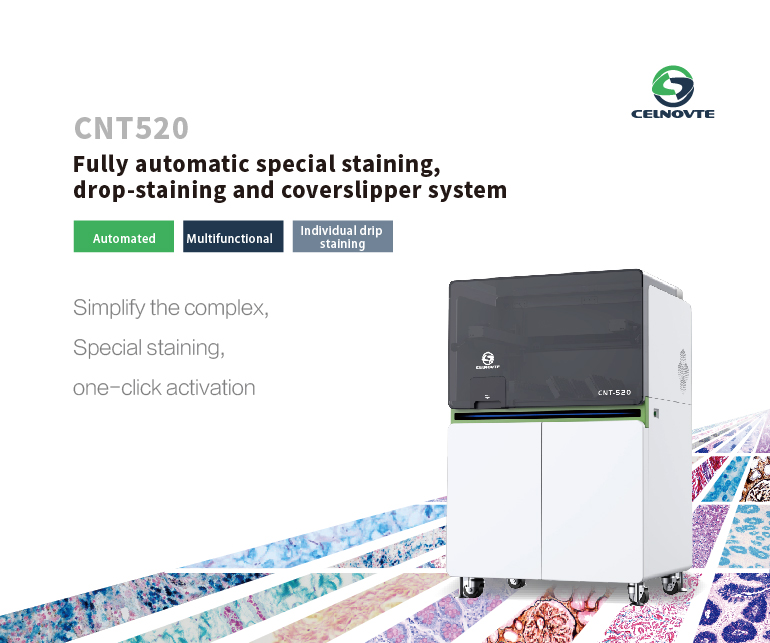 Fully Automatic Special Staining, Drop-staining and Coverslipper System-CNT520